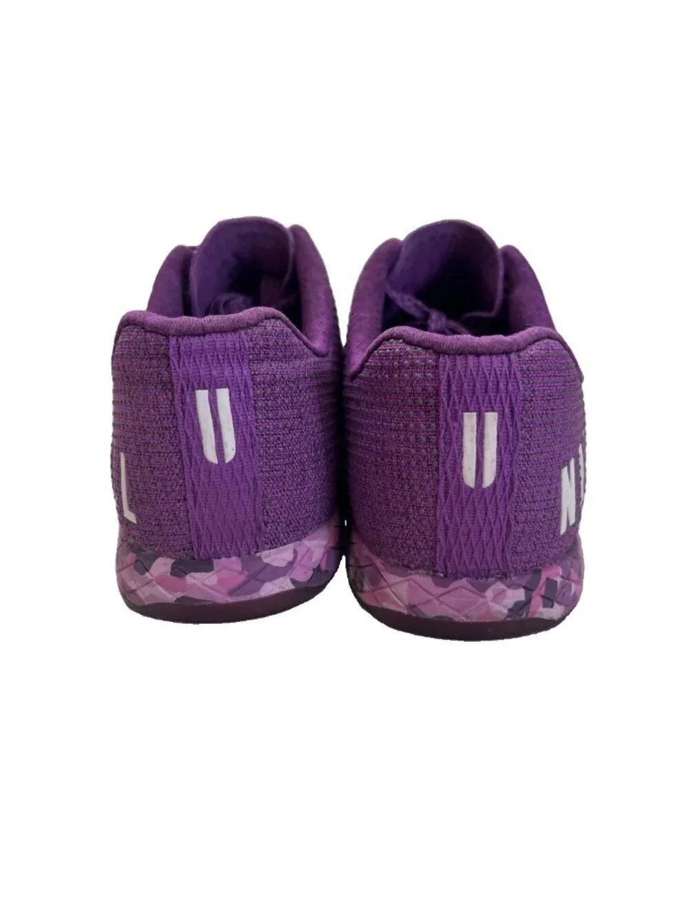 NOBULL SuperFabric Trainers Women 7.5 Men 6 Purple Camo Crossfit Shoes Sneakers